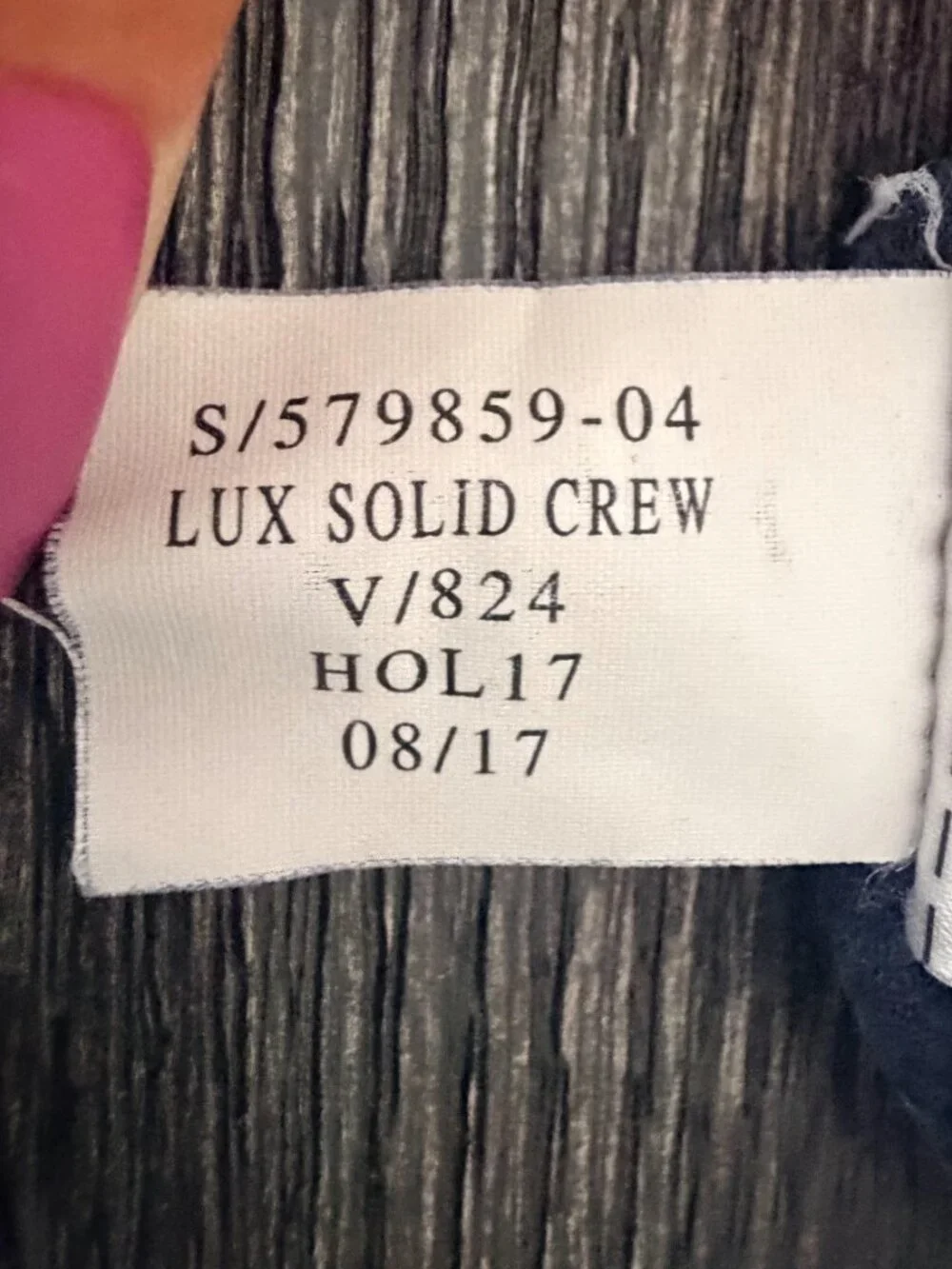 2/$30 Banana Republic Luxuy-Touch Crew-Neck T-Shirt Preppy Navy Medium #A2544